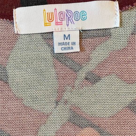 LuLaRoe SARAH Cardigan Sweater Duster Floral - Picture 7 of 16